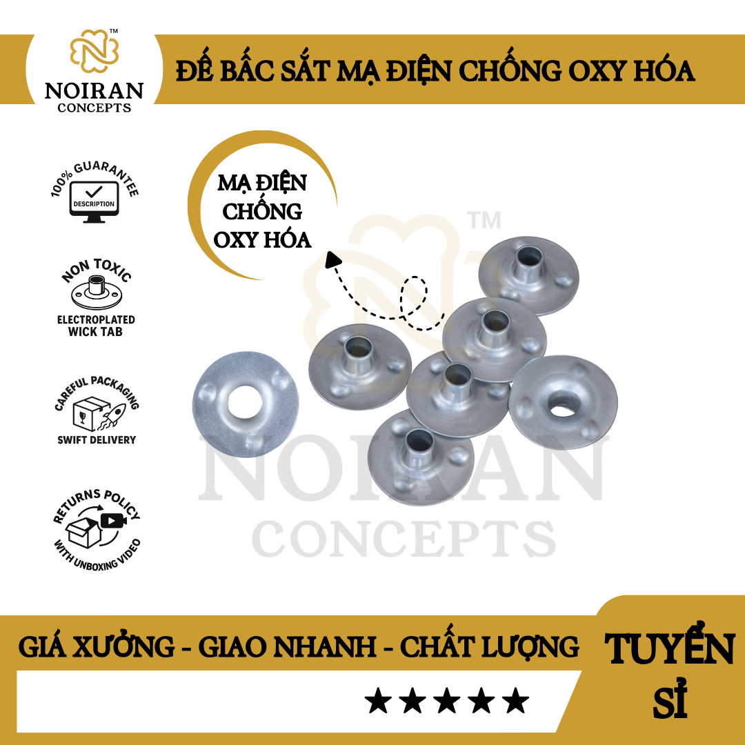 COMBO ĐẾ BẤC SẮT MẠ ĐIỆN - Image 2